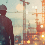 Engenheiro em canteiro de obras - treinamento de NR-1 em segurança do trabalho