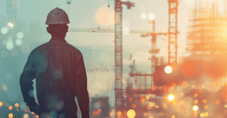 Engenheiro em canteiro de obras - treinamento de NR-1 em segurança do trabalho