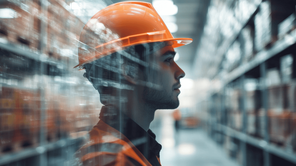 Trabalhador industrial participando de treinamento de NR-1 com foco em prevenção